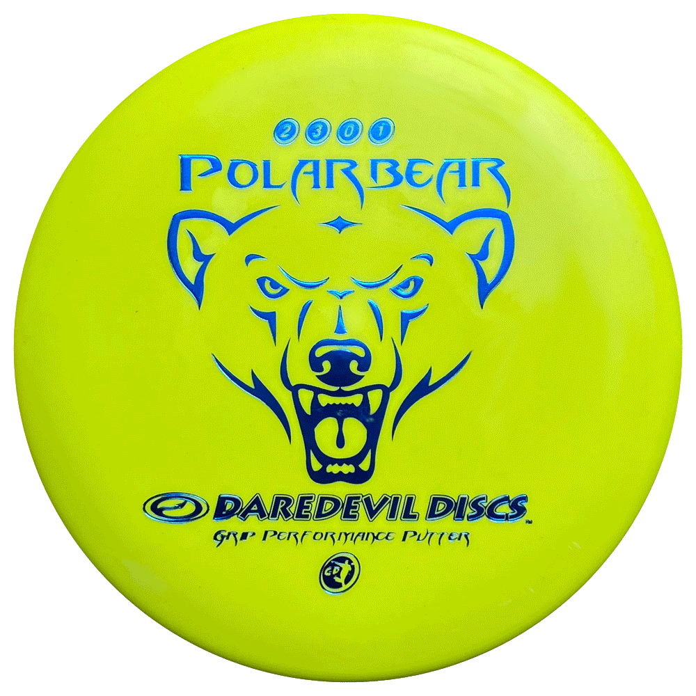 Daredevil Disc Golf Polar Bear (XGP) Putter - Premium Golf Disc for Putting Practice & Tournament Play - Perfect for Beginners & Pros