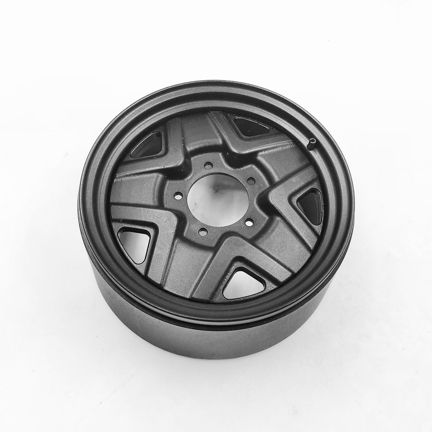 Vintage Metal Wheel Hubs for 1/6 Scale Capo Sixer1 RC Rock Crawler - Off-Road Vehicle Upgrade Parts - Perfect for DIY Model Car Customization & Remote Control Crawling Adventures