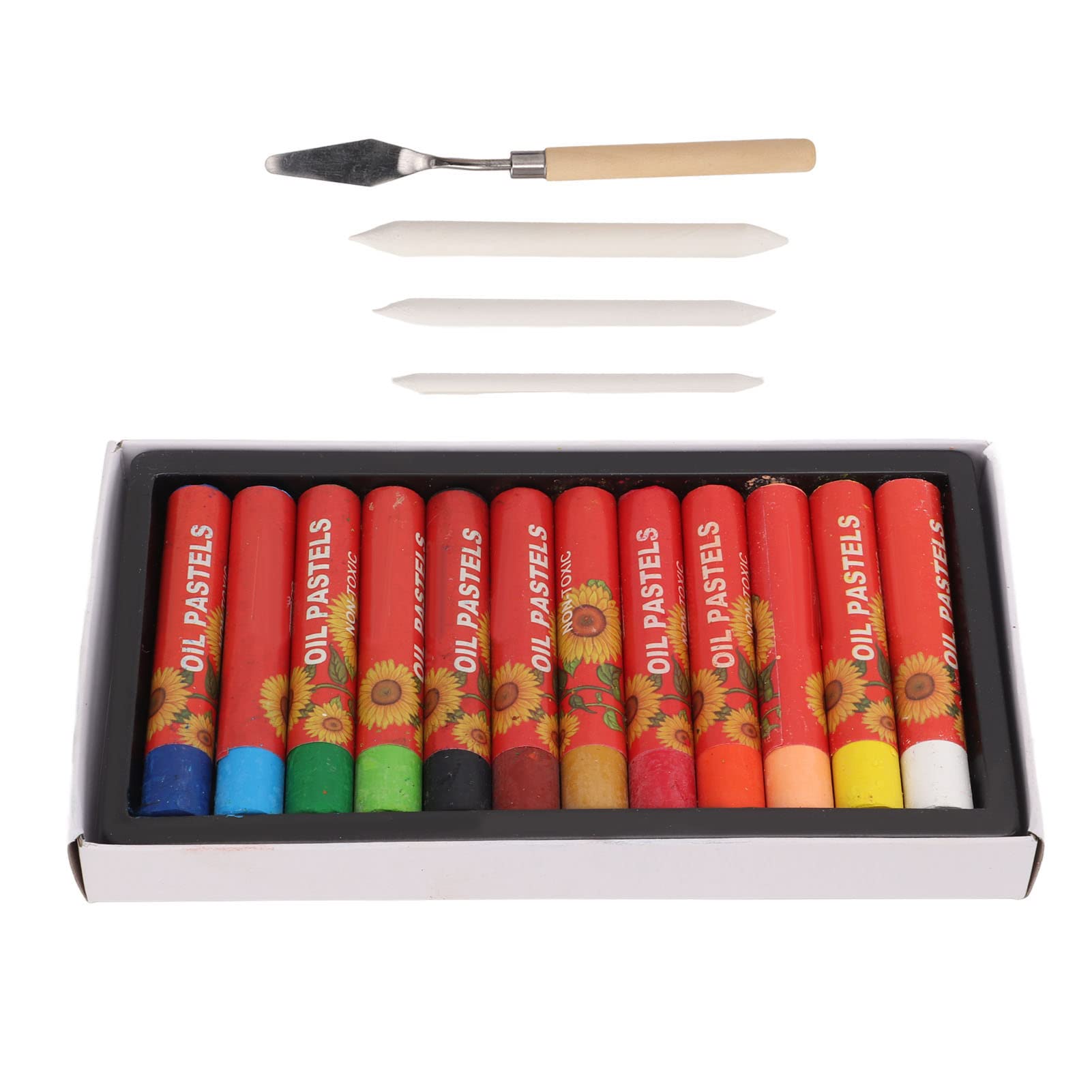 Jeanoko Oil Pastels - 48 Vibrant Colors Non-Toxic Soft Oil Crayons for Sketching, Drawing & Design | Perfect for Artists, Students & Beginners | Ideal for Sketchbooks, Canvas & Mixed Media Art Projects