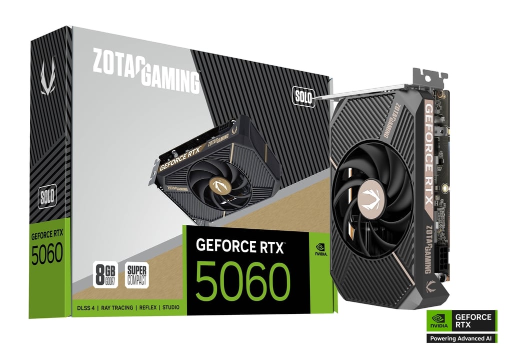Zotac GeForce RTX 5060 8GB GDDR6 Gaming Graphics Card - High Performance GPU for PC Gaming, VR, and 4K Video Editing