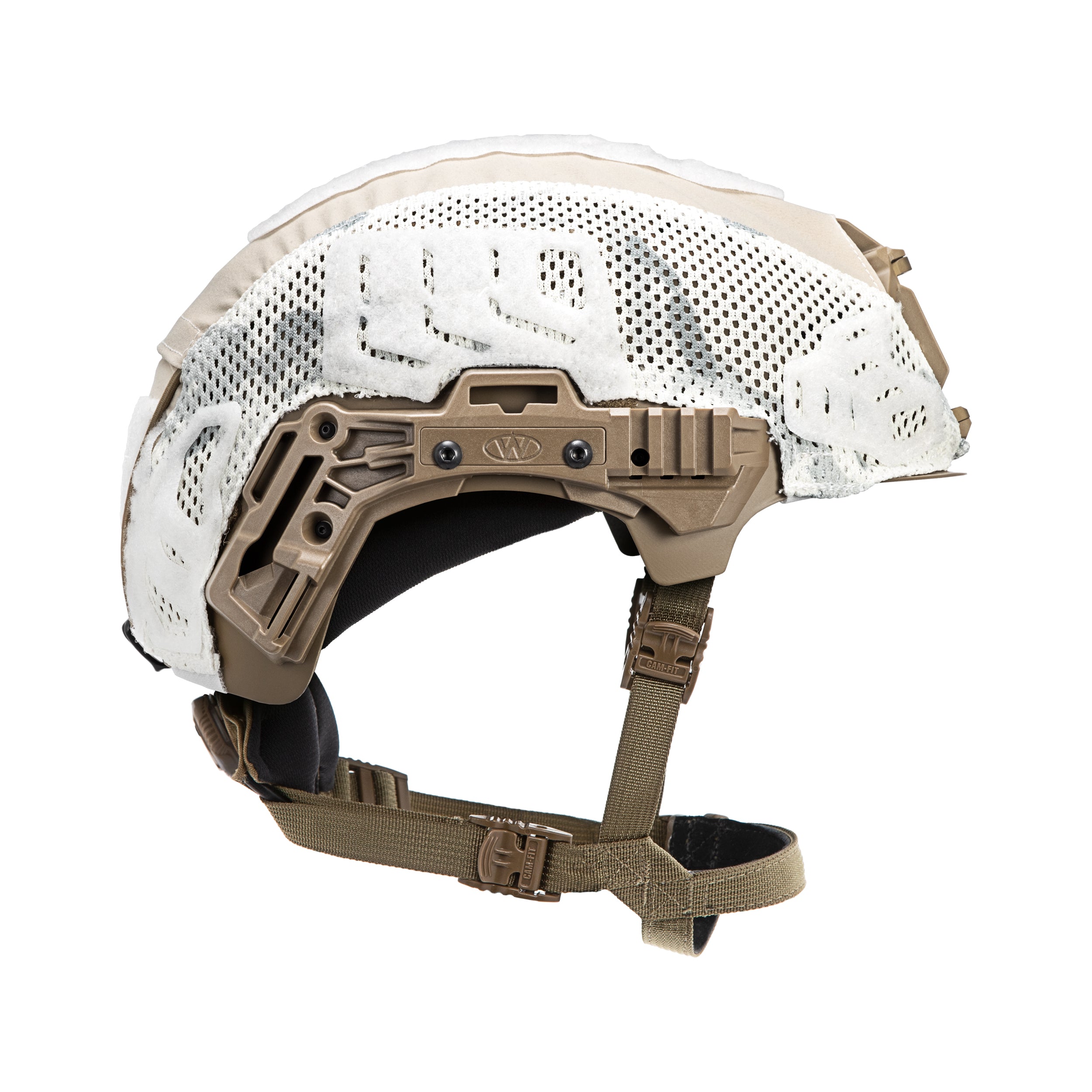 Team Wendy Exfil Carbon Helmet Cover - Tactical Helmet Accessory for Military & Outdoor Use - Lightweight & Durable for Combat, Airsoft, and Hunting