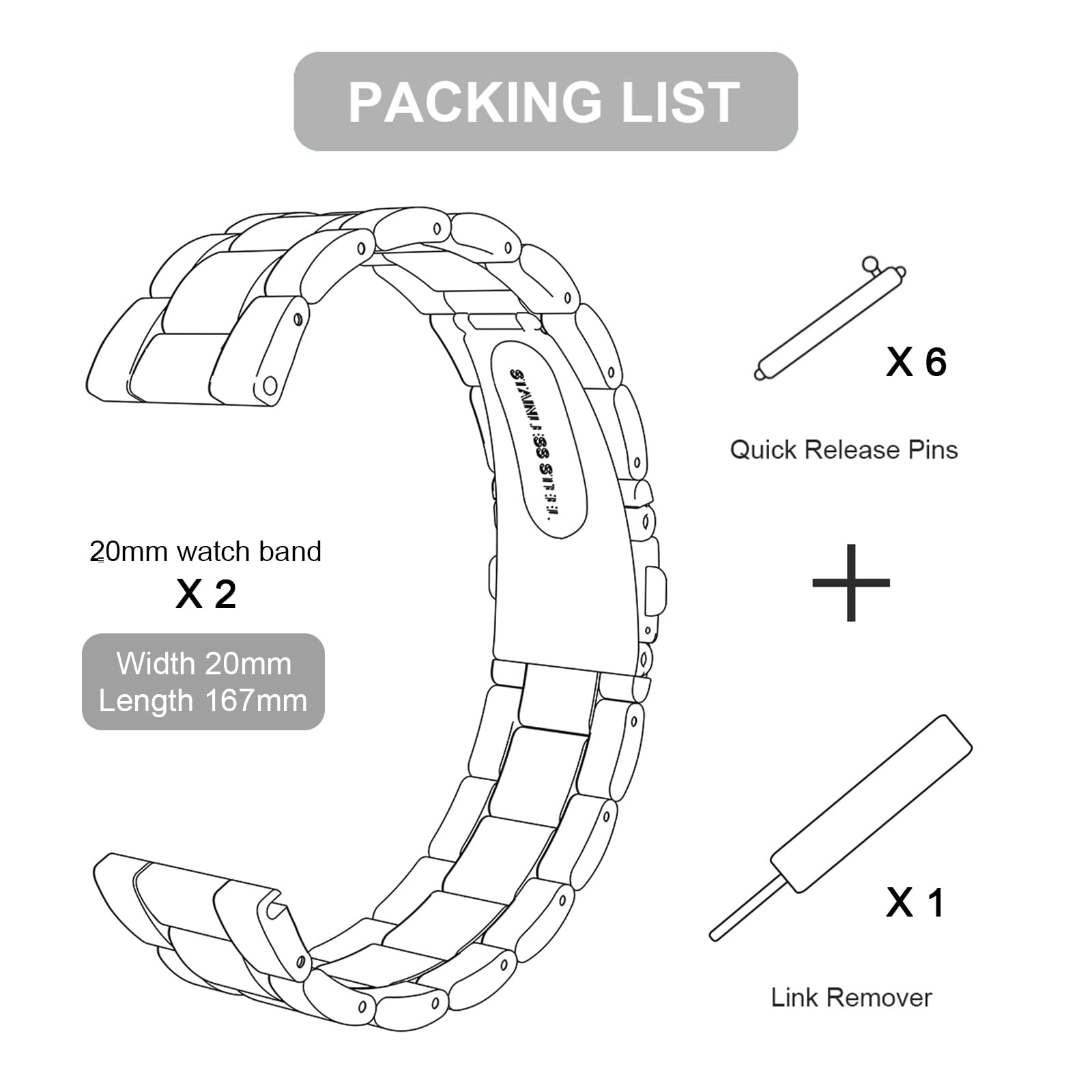 Premium Lightweight Galaxy Watch Band for Women - Compatible with Galaxy Watch 7/6/5/4/Classic/5 Pro/FE - Soft Comfortable Wrist Strap for Workout, Running & Everyday Wear