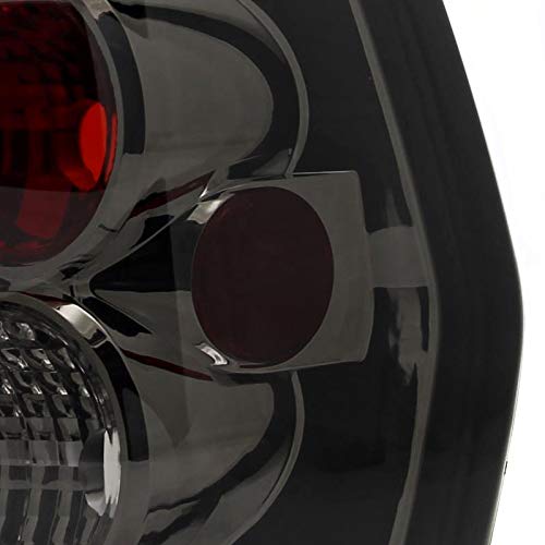 Smoke Lens Tail Lights for Chevy Trailblazer 2002-2009 - Tinted Rear Brake Lamps Pair - Upgrade Your SUV's Style & Nighttime Visibility