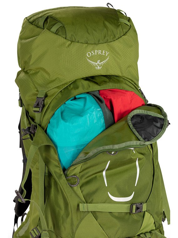 Osprey Aether 55 Backpack - Lightweight Hiking Backpack for Men & Women, 55L Travel Backpack with Adjustable Suspension - Perfect for Camping, Backpacking & Outdoor Adventures