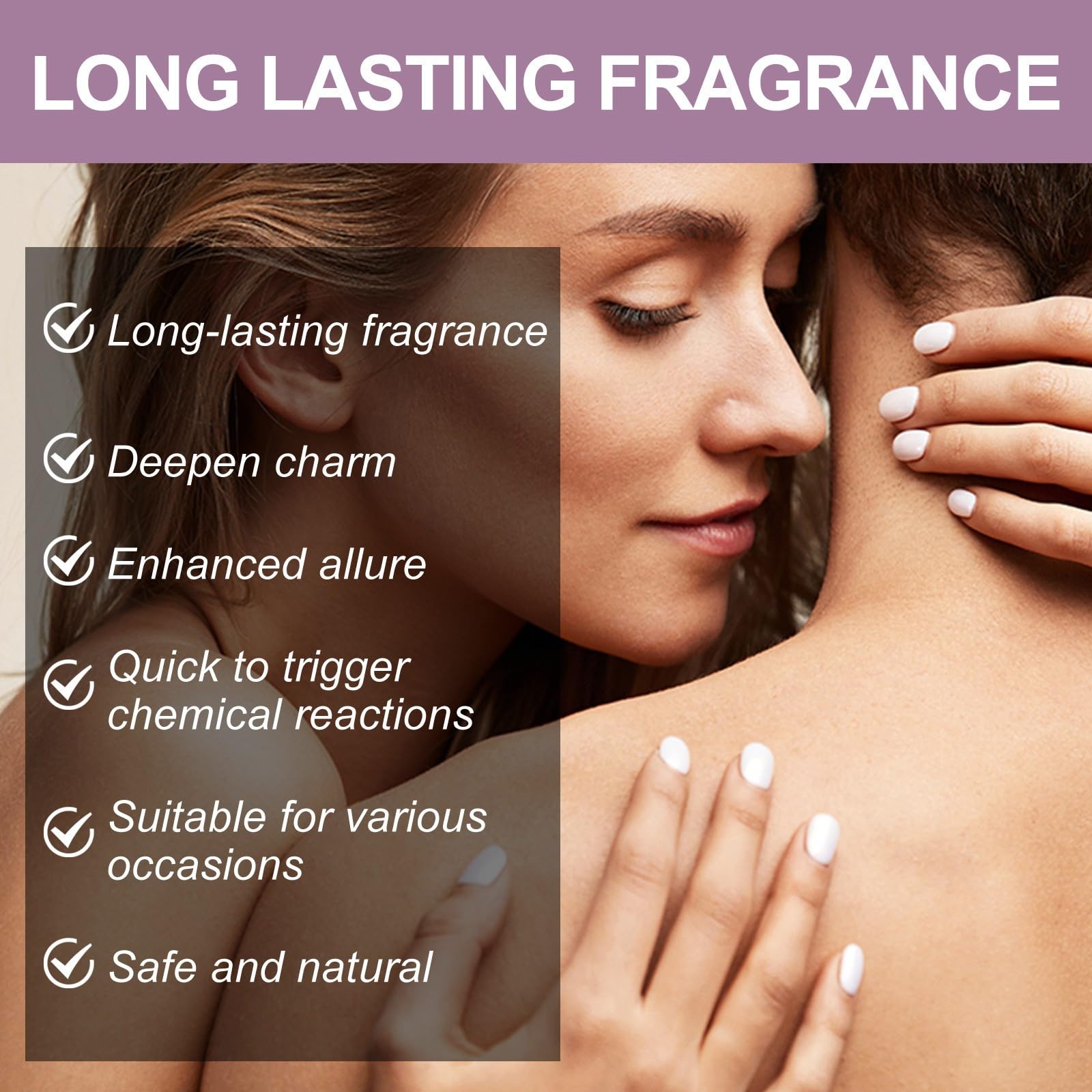 Women's Pheromone Perfume Roll-On - Long Lasting Attraction Cologne for Her | Boost Confidence & Attractiveness | Date Night, Romantic Occasions, Everyday Wear