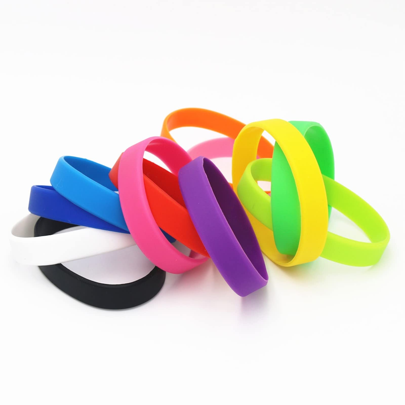 Custom Silicone Wristbands Bulk - Personalized Text Rubber Bracelets for Events, Fundraisers & Awareness Campaigns - Motivational Team Bands for Sports, Schools & Charity Promotions