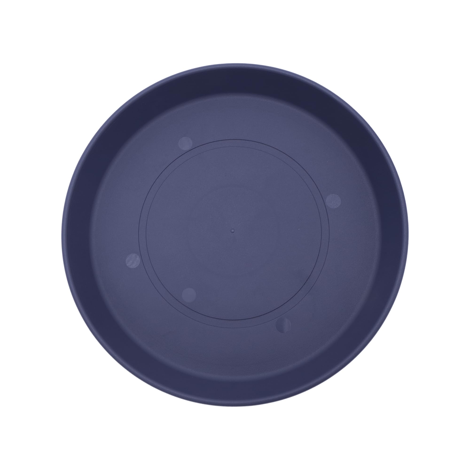 HC Companies 10.5-inch Round Prima Plastic Plant Saucer - Durable Flower Pot Tray for Indoor & Outdoor Plants - Water Drainage Solution for Potted Plants (Twilight Blue, Pack of 1) - Perfect for Decorative Planters, Garden Beds, and Patio Containers