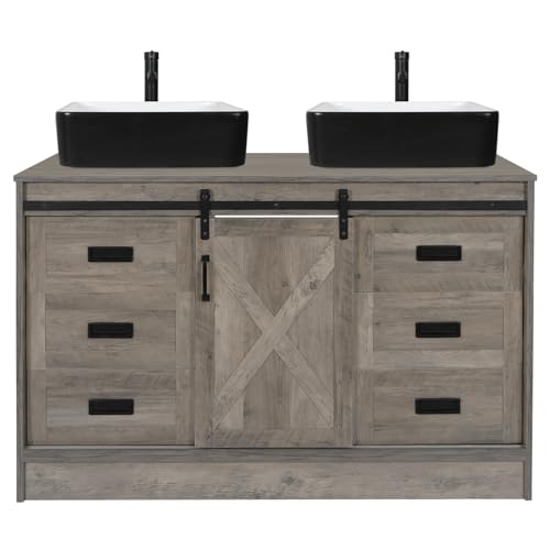 Black and White Ceramic Sink