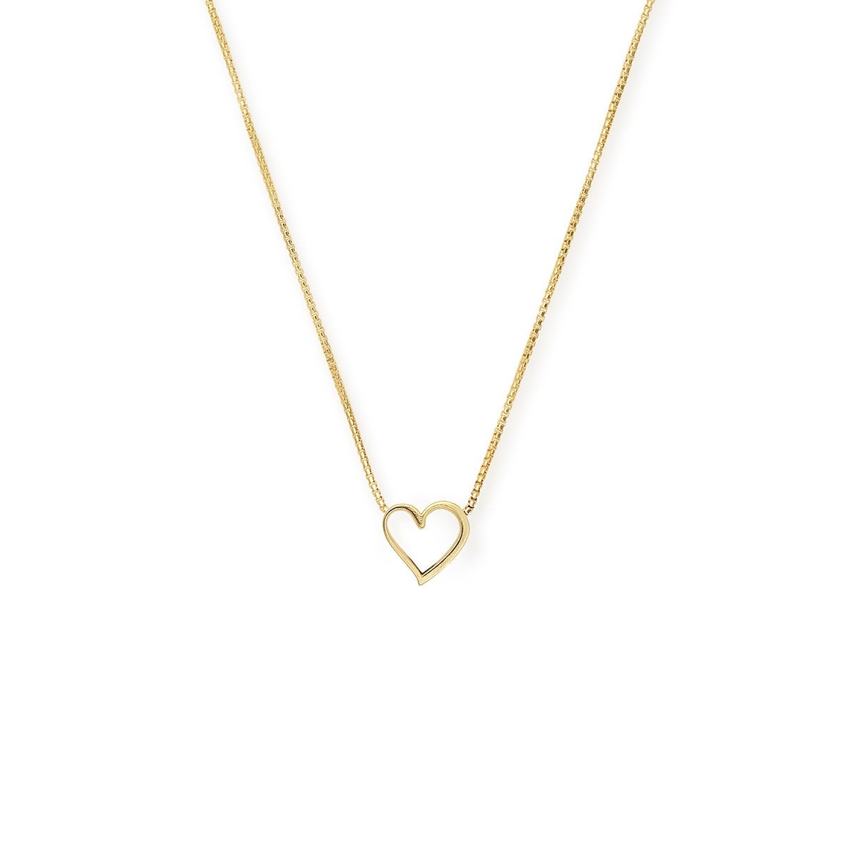 Adjustable Heart Necklace - 18K Gold Plated Romantic Jewelry Gift for Women - Perfect for Valentine's Day, Anniversary & Date Night