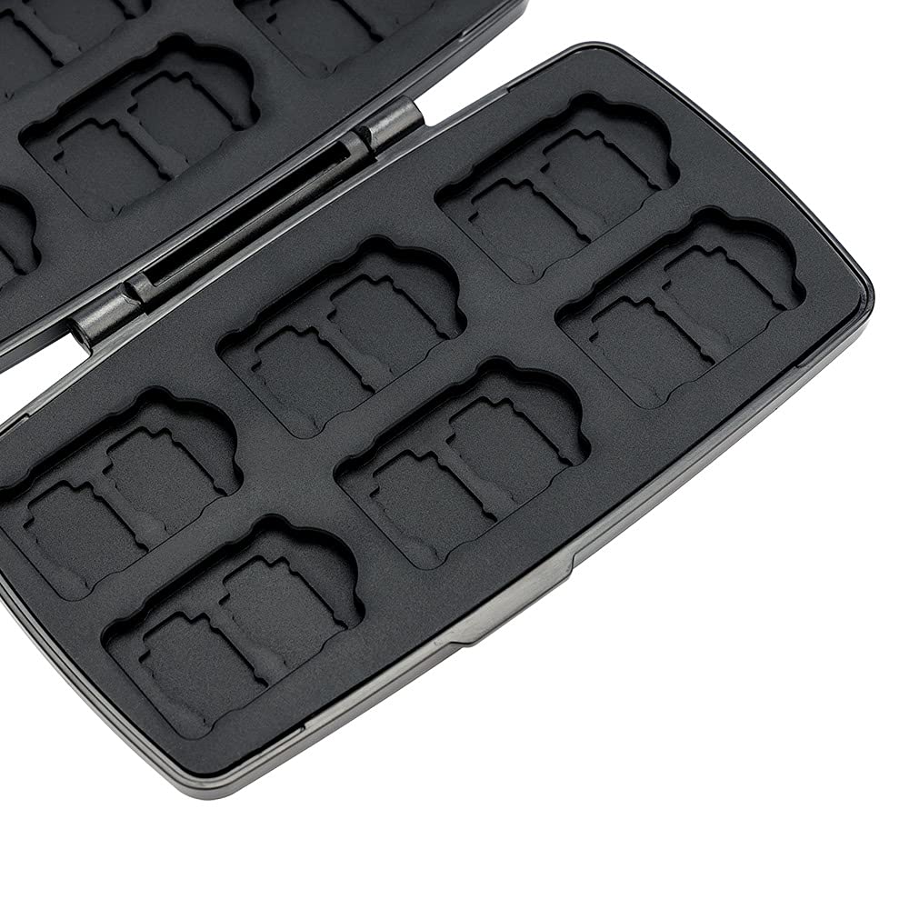 PROfezzion 36-Slot Waterproof SD Card Holder - Durable Memory Card Organizer for SD, SDXC, SDHC & Micro SD/TF Cards - Compact Storage Case for Photographers, Videographers & Tech Enthusiasts