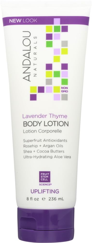 Lavender Tyme Moisturizing Body Lotion 8oz - Hydrating & Soothing Dry Skin for Women & Men - Perfect for Daily Use, After Shower & Bedtime Relaxation
