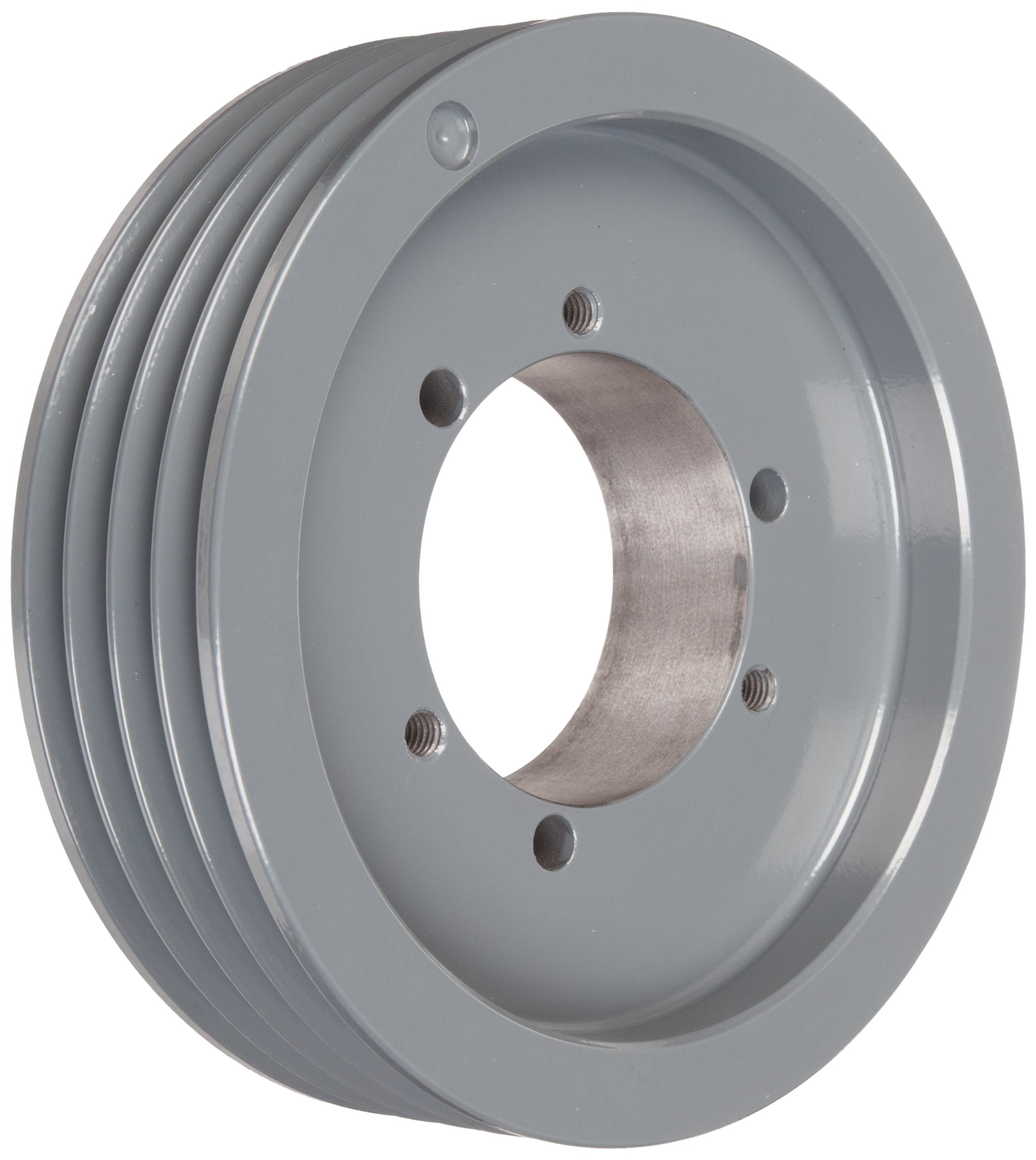 3V1904 Narrow V-Belt Sheave - 3V Belt Section, 4 Grooves, Cast Iron Pulley (19.00