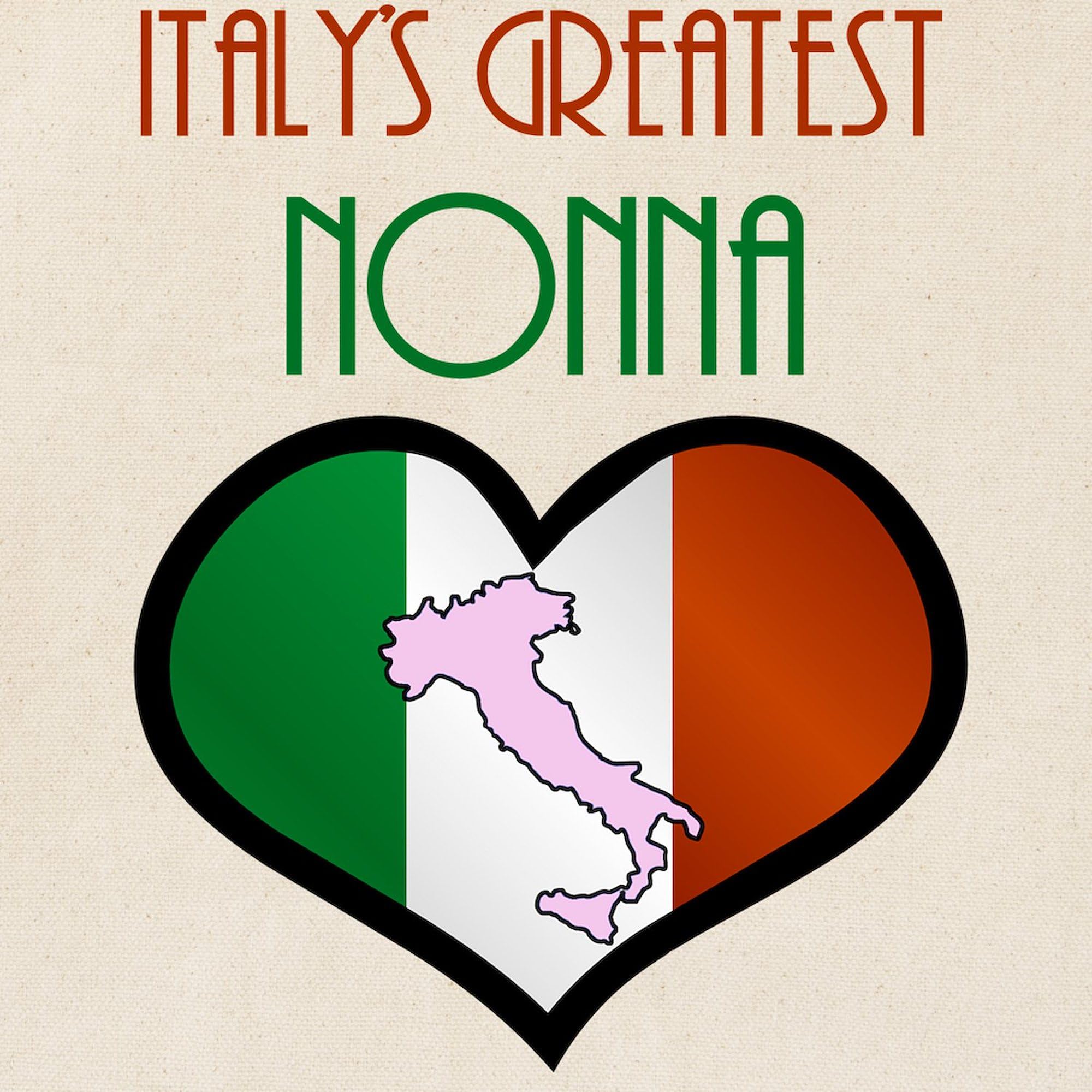 Stylish Italy's Greatest Nonna Canvas Tote Bag - Eco-Friendly Reusable Shopping Bag for Groceries, Beach & Daily Use