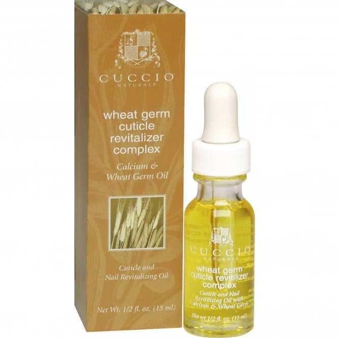 CUCCIO Cuticle Revitalizer Oil with Wheat Germ - 1/2 oz | Nail Care Treatment for Dry, Damaged Cuticles | Perfect for Home Manicures & Professional Salons