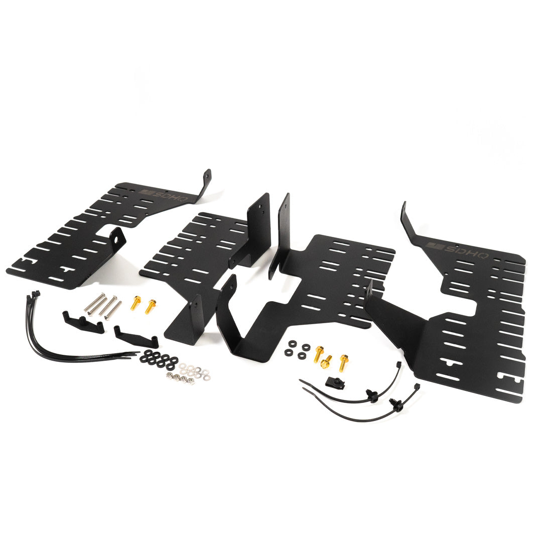 2022-2024 Toyota Tundra & Sequoia SDHQ Built Behind the Grille LED Light Bar Mount Kit - Off-Road Lighting Accessories for Night Driving & Adventure