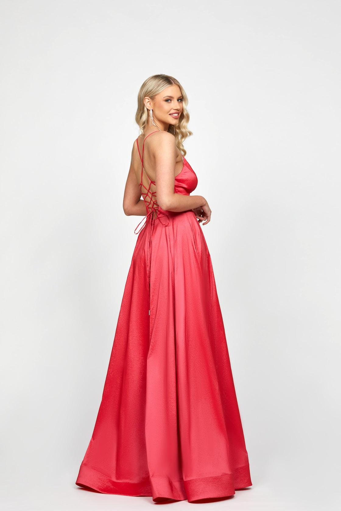 Lola Strappy Back Gown - Elegant Evening Dress for Women | Formal Gowns for Prom, Wedding, Cocktail Party & Special Occasions