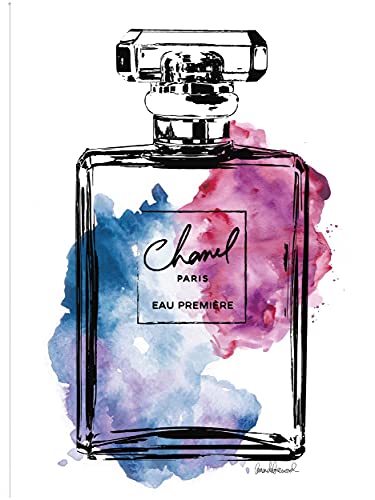 Perfume Bottle Black & Multi