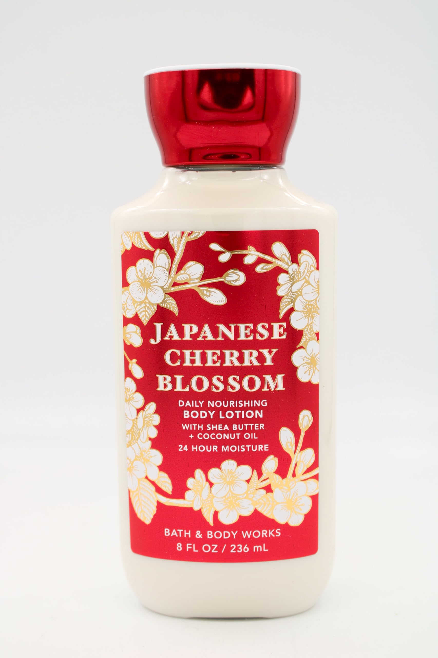 Japanese Cherry Blossom Body Lotion - 8 fl oz Moisturizing & Nourishing Daily Hydration for Dry Skin | Perfect for Shower, Spa & Nighttime Skincare Routine