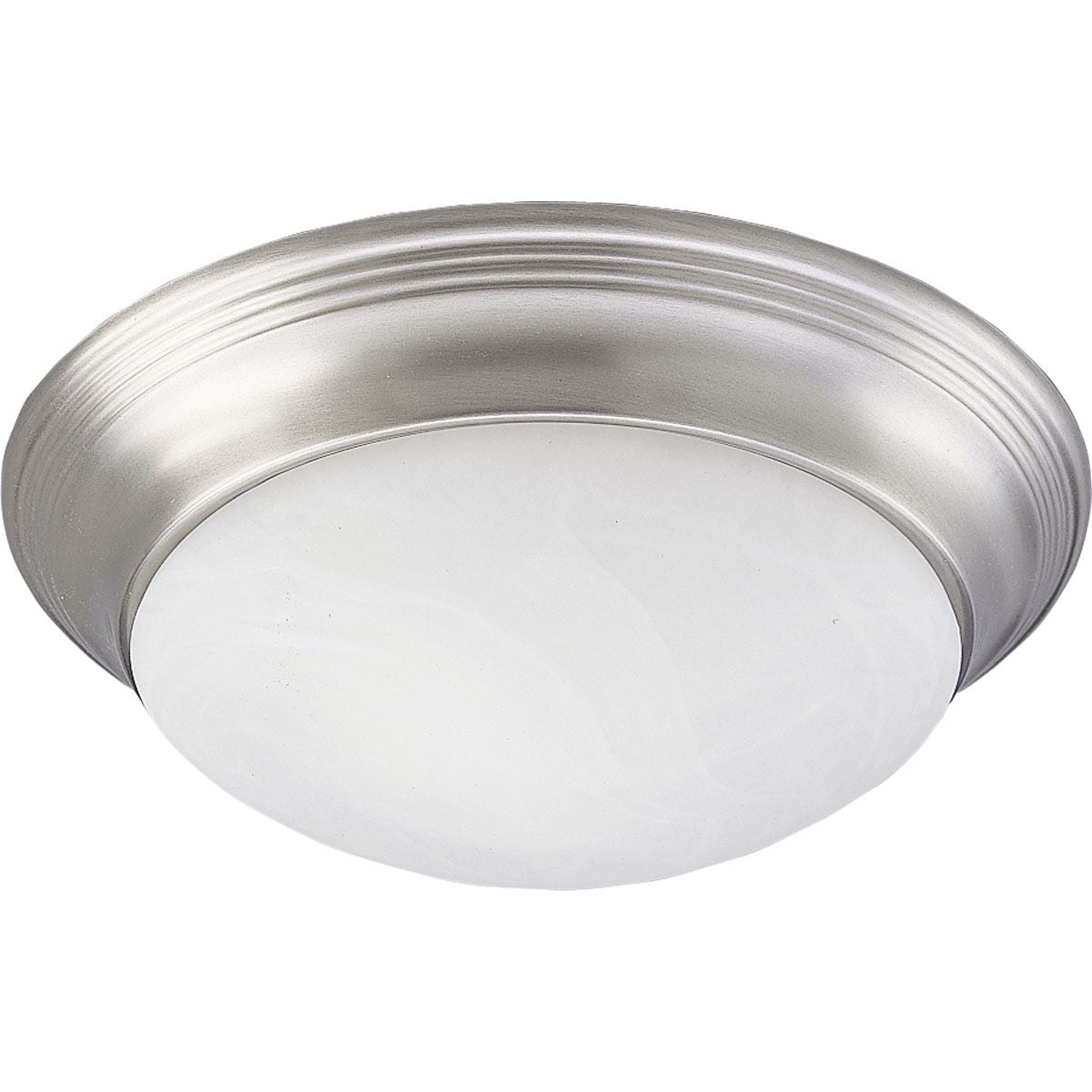 Alabaster Glass Ceiling Light Fixture - 11.5 Inch Flush Mount for Living Room, Bedroom & Hallway - Elegant Modern Lighting for Home Decor