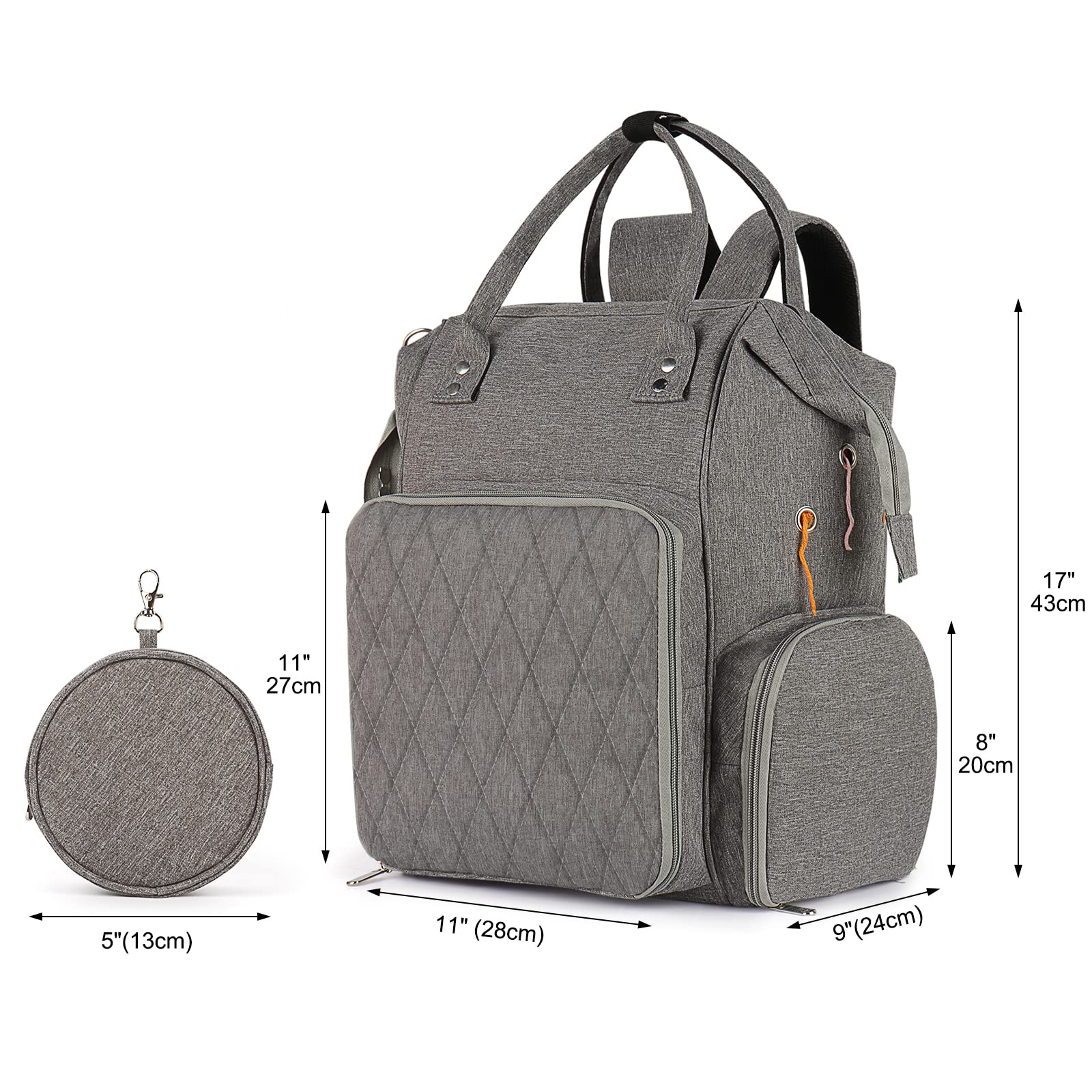Aeelike Yarn Storage Backpack - Knitting Bag with Dividers for Crochet & Knitting Projects On-The-Go