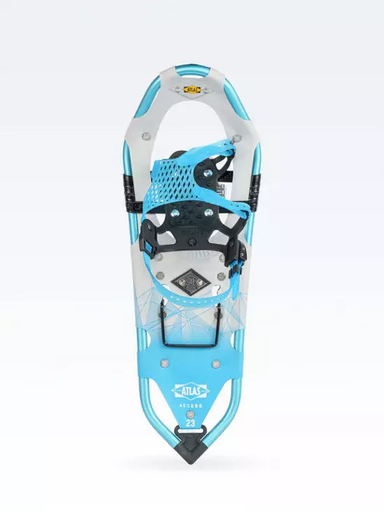 Women's Access Snowshoe 23 Cyan - Lightweight Winter Hiking Snowshoes for Backpacking & Outdoor Adventures
