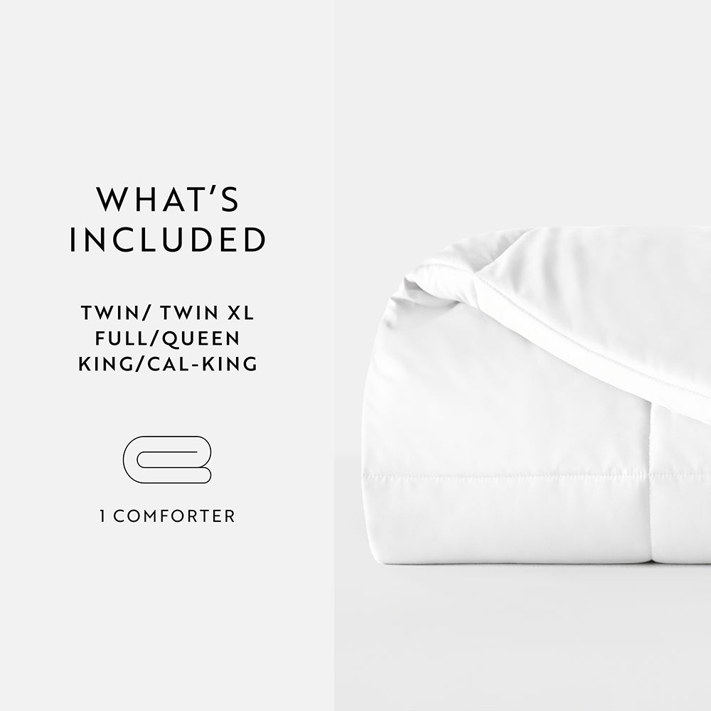 Premium Solid Down Alternative Comforter - Hypoallergenic & Breathable All-Season Bedding for Cozy Sleep - Perfect for Master Bedroom, Guest Room & Dorm