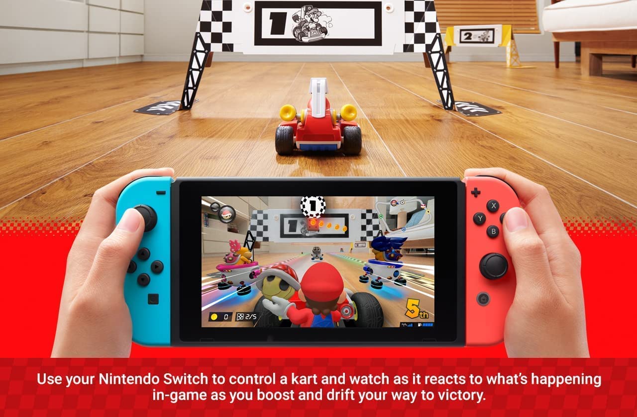 Mario Kart Live: Home Circuit - Luigi Edition for Nintendo Switch | AR Racing Game for Kids & Adults | Fun Indoor & Outdoor Play