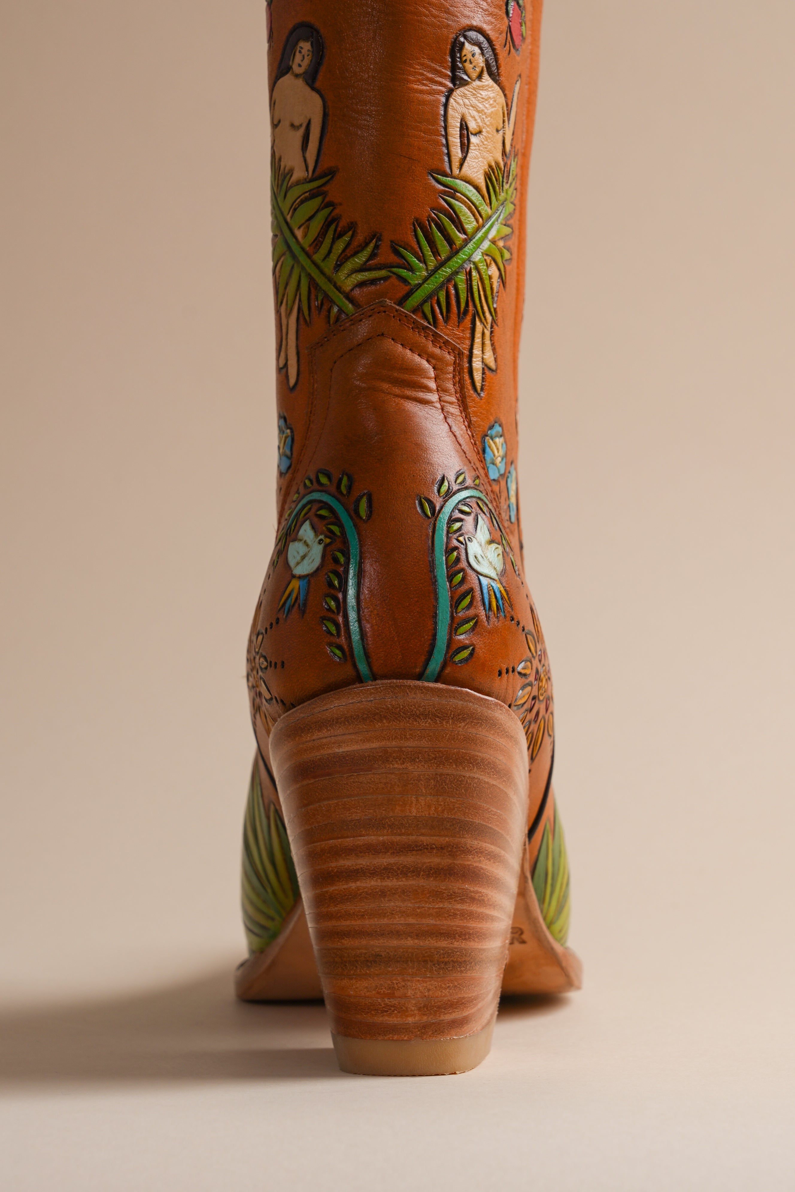 Eve Doodle Cowboy Boots for Women - Stylish Western Ankle Boots with Hand-Painted Designs | Perfect for Country Music Festivals, Rodeos & Western Fashion Outfits