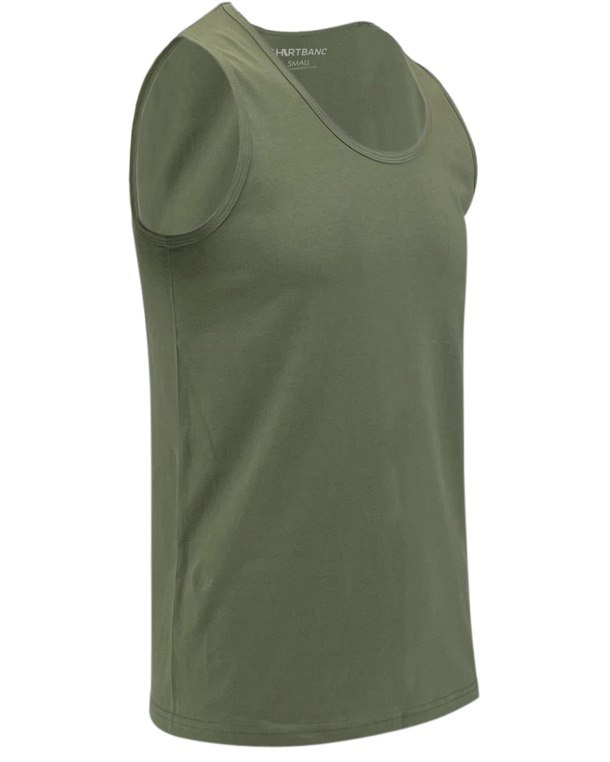SHIRTBANC Men's Cotton Tank Top - Breathable Workout Shirts for Gym, Running & Beach - Sleeveless Muscle Tee for Summer Outdoor Activities