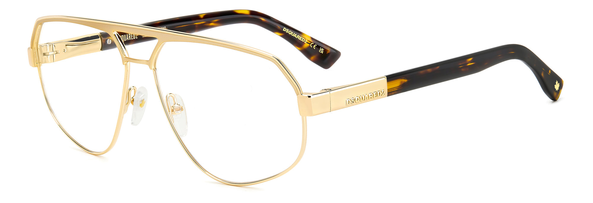 DSQUARED2 D2 0121 Sunglasses - Polarized Aviator Style for Men & Women - Perfect for Driving, Beach & Outdoor Activities