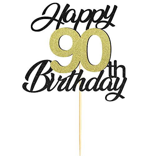 90th Cake Topper