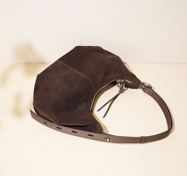 Stylish Half Moon Shoulder Bag for Women - Trendy Crossbody Purse with Adjustable Strap, Perfect for Daily Use, Work, Travel and Date Night
