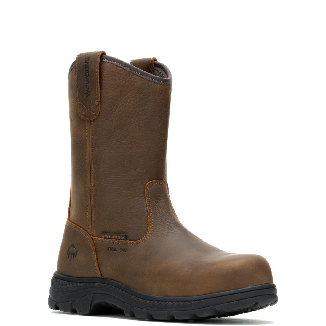 Carlsbad Waterproof Steel Toe Pull On Work Boot