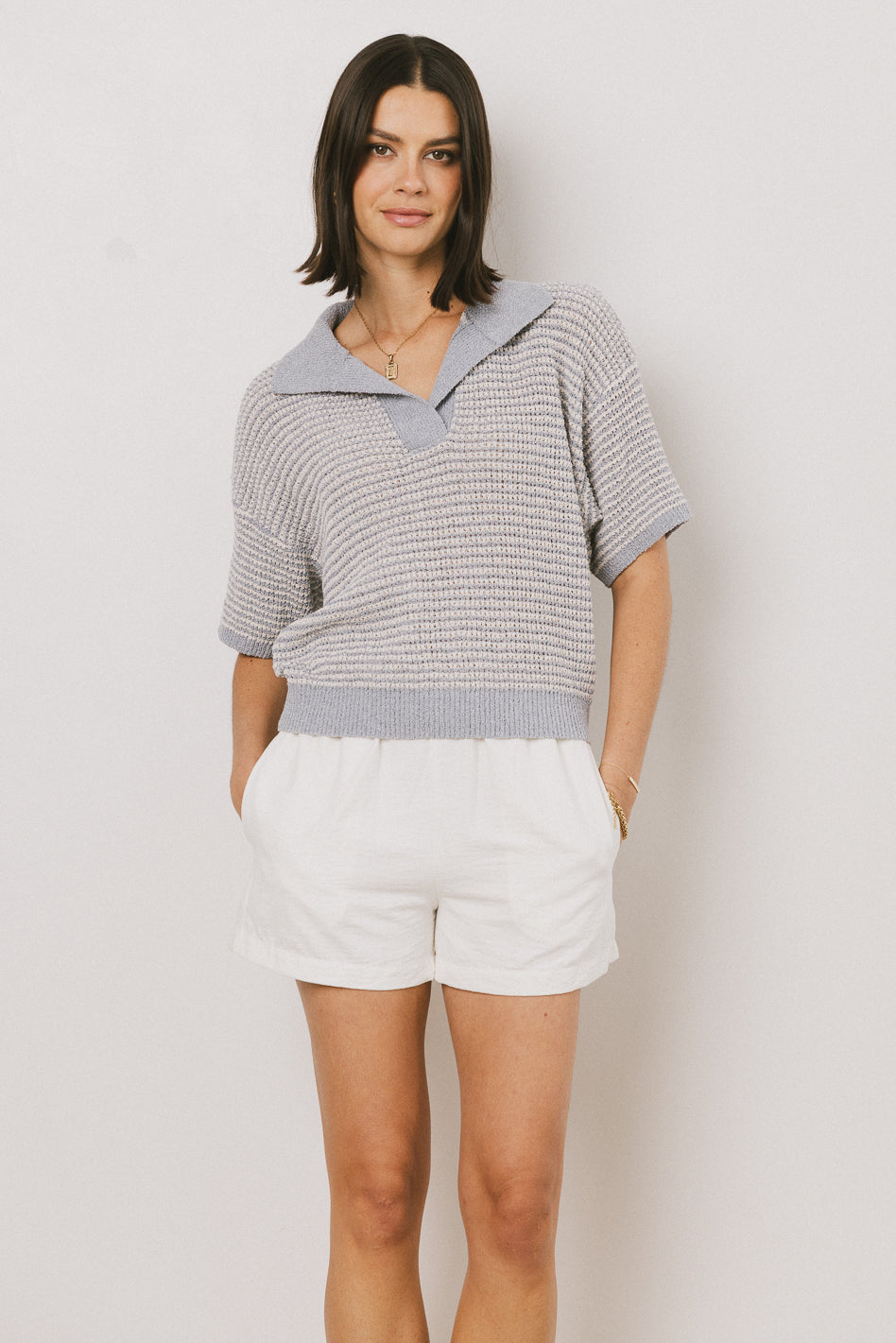 Liv Striped Sweater for Women - Soft Knit Pullover with Long Sleeves - Casual & Cozy Fall Winter Fashion - Perfect for Office, Date Night and Weekend Outfits