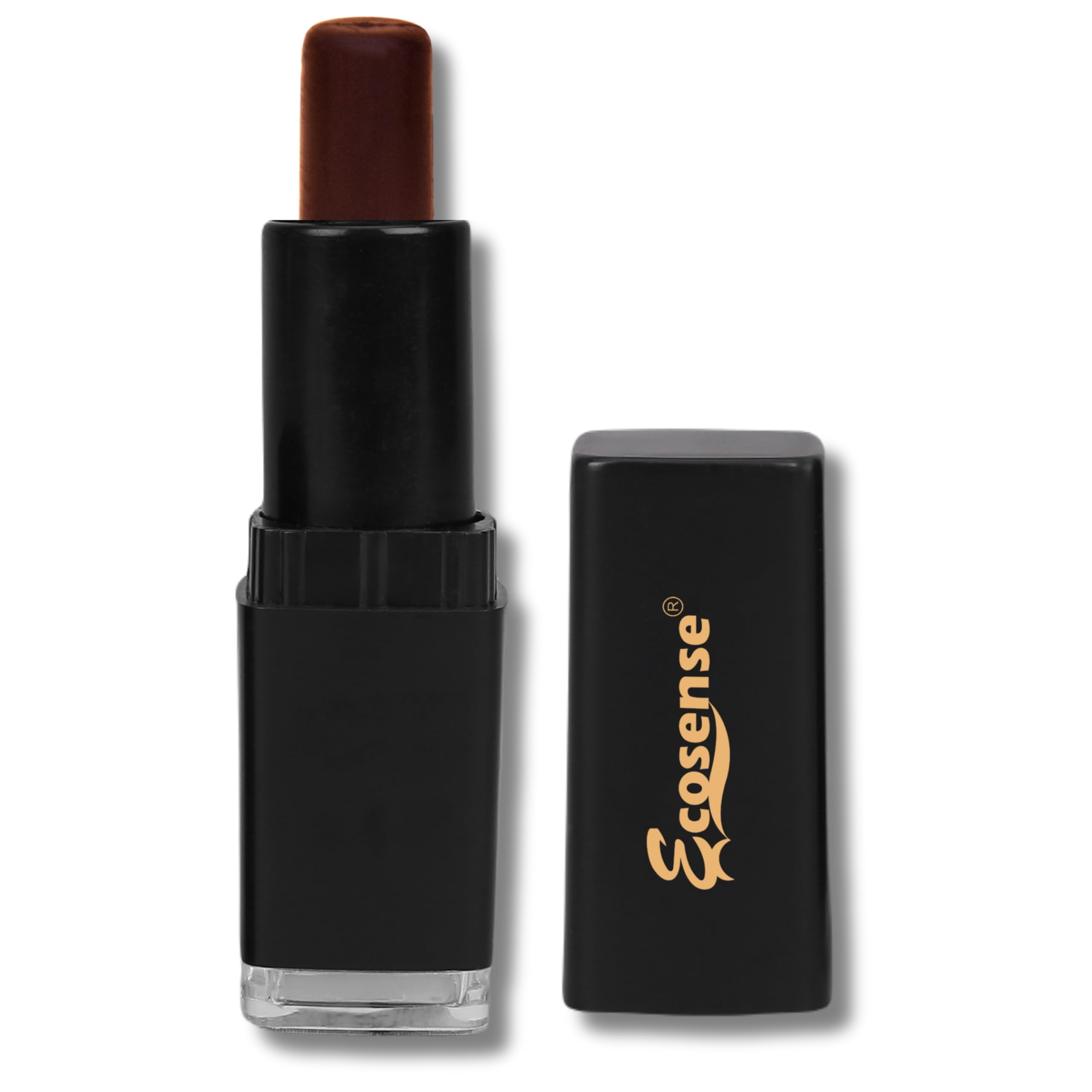 ECOSENSE Temporary Hair Color Stick - Brown | Root Touch Up for Gray Hair | Instant & Easy-to-Use Hair Dye | Quick Mess-Free Solution for Gray Coverage (4g) - Perfect for Travel, Touch-Ups Between Salon Visits & Special Occasions