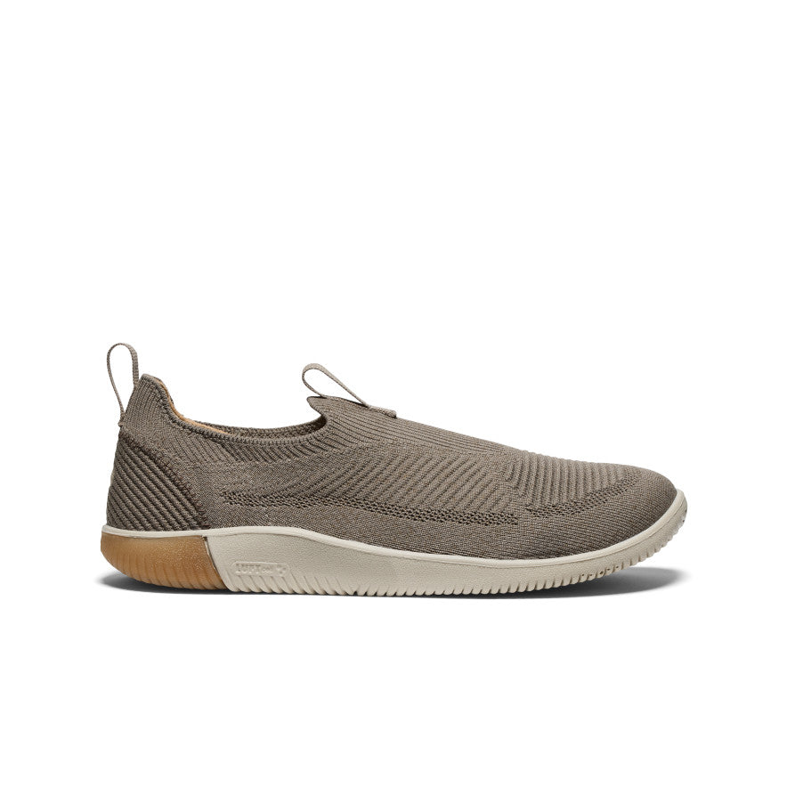 Men's KNX Knit Slip On Shoes - Brindle/Canteen Color - Comfortable Casual Loafers for Walking, Travel & Everyday Wear
