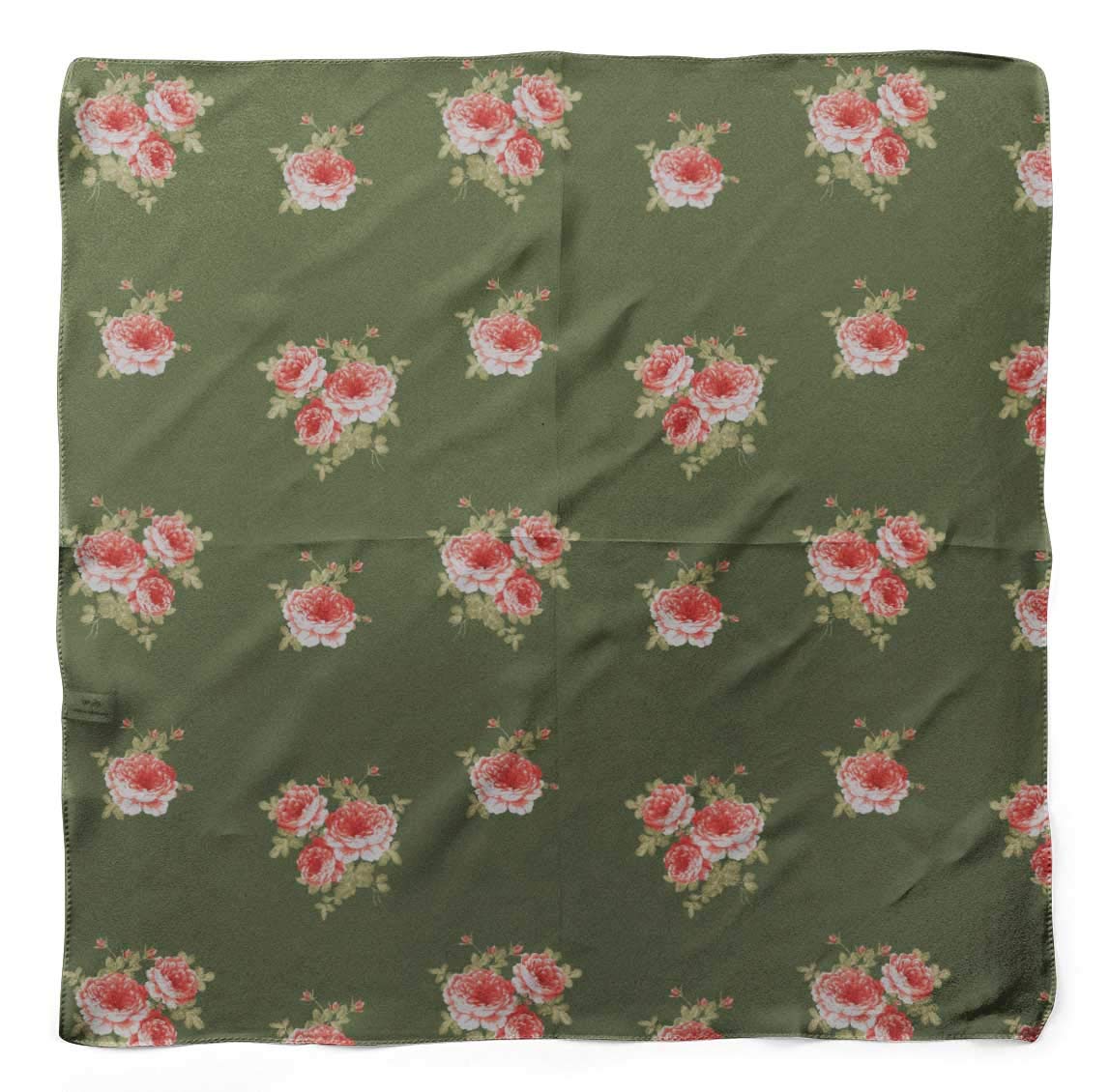 Bimba Printed Pure Silk Scarf for Women - Versatile Hair Wrap, Neck Scarf & Head Bandana - Elegant Fashion Accessory for Parties, Weddings & Everyday Wear