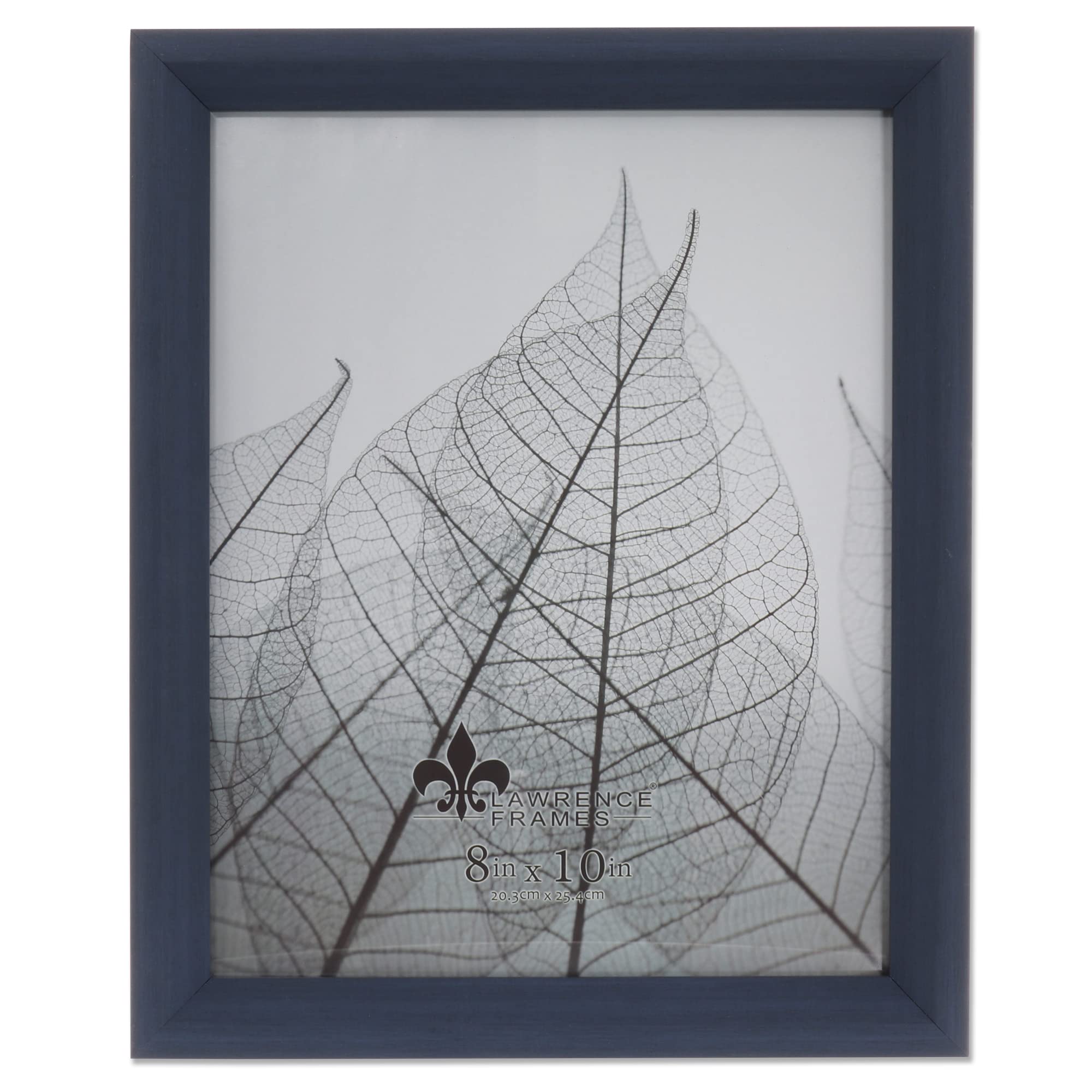 8x10 Navy Blue Picture Frame - Premium Bradley Photo Frame for Wall Display, Home Decor, Office & Gallery - Shatterproof Glass & Durable Molding for Lasting Memories