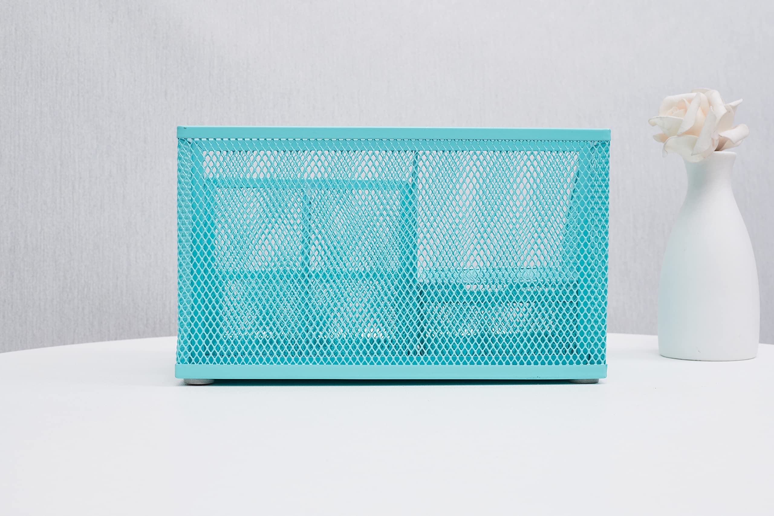 Anova Mesh Desk Organizer with 7 Compartments & Drawer - Office & Home Storage
