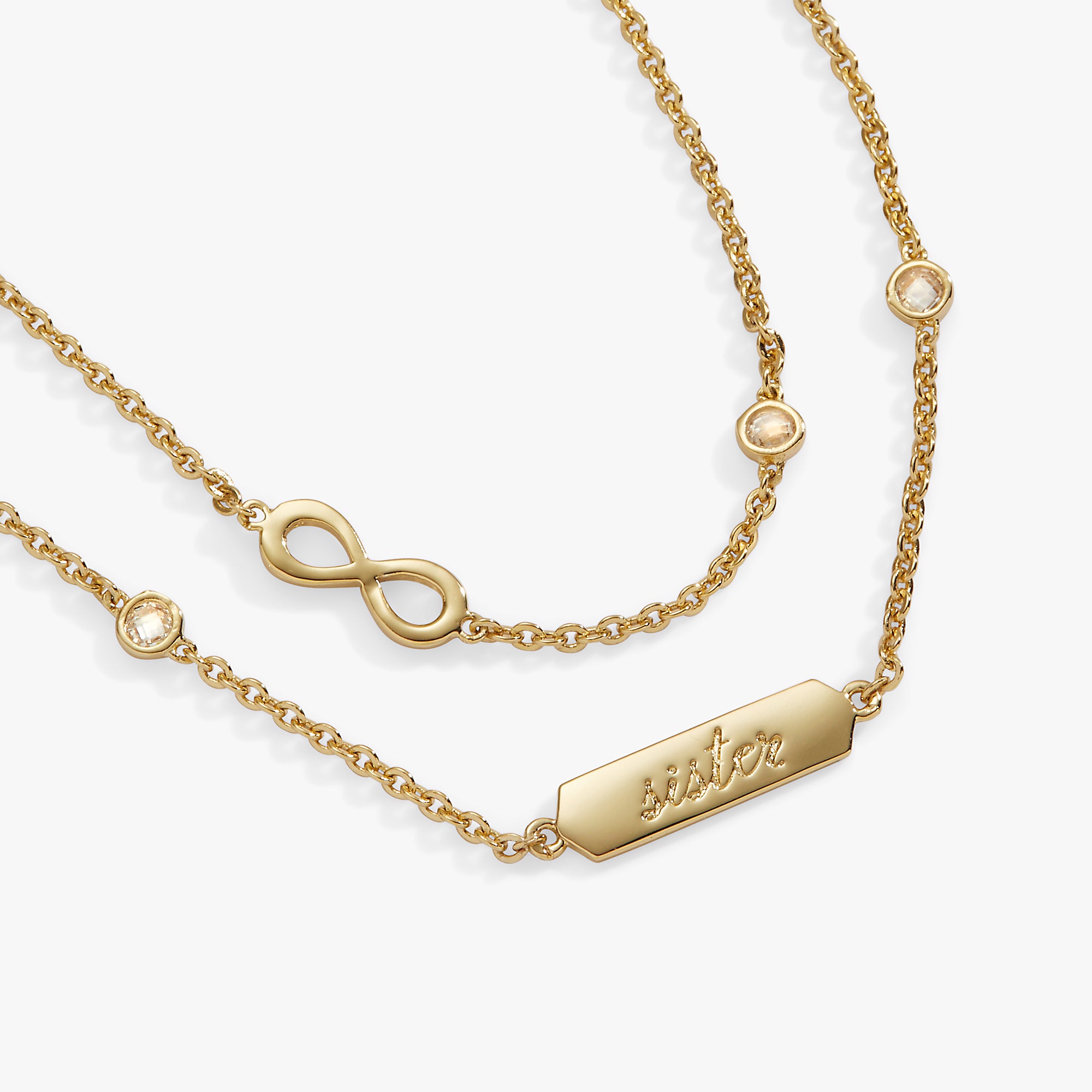 Sister Infinity Chain Bracelet - Adjustable Silver Jewelry for Women | Perfect Gift for Sister, Best Friend & Loved Ones | Everyday Wear, Special Occasions & Birthday Gifts