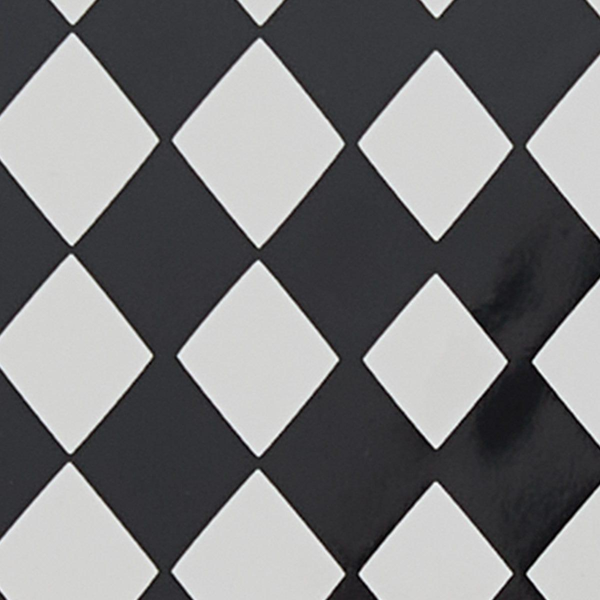 Maxwell Black Checkered Tableware Set - Elegant Dinner Plates, Bowls & Mugs - Perfect for Holiday Dinners, Restaurant Style Dining & Home Decor