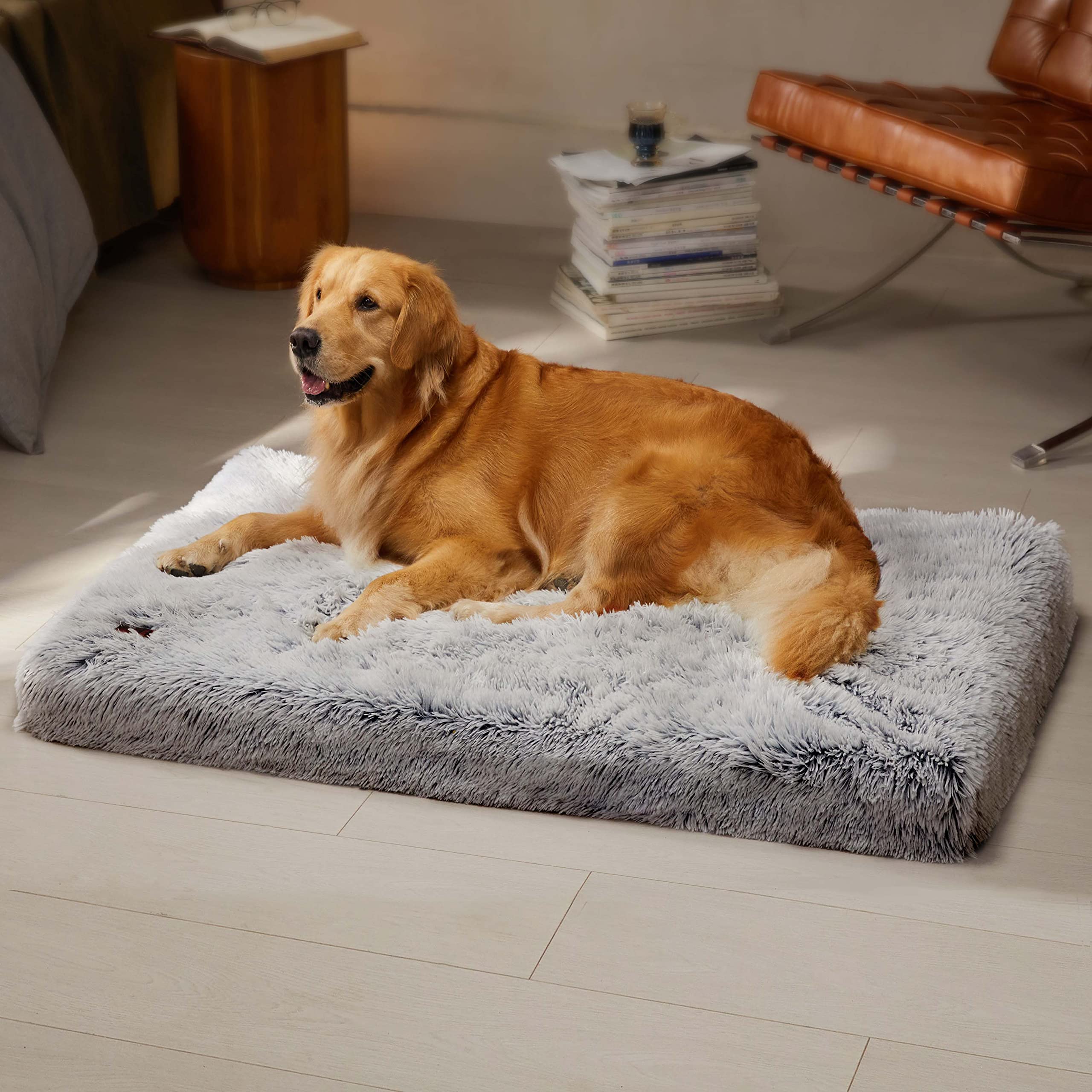 Premium Orthopedic Dog Bed for Large Dogs - Waterproof, Egg Crate Foam Support with Removable Washable Cover - Non-Slip Plush Pet Bed for Crates, Kennels & Home Use - Western Home WH Series