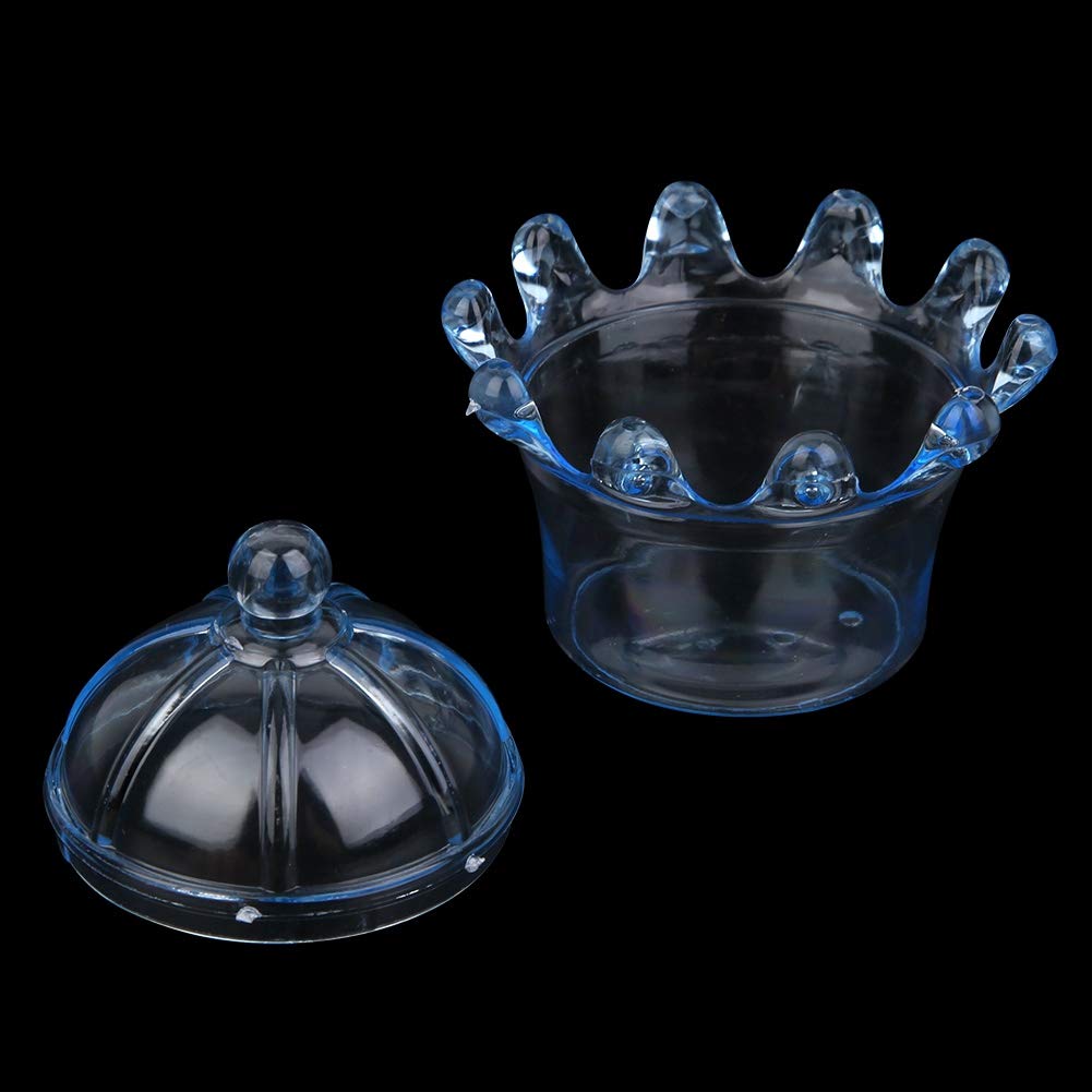 Tyenaza 12PCS Crown Shape Candy Boxes - Elegant Wedding Favor Boxes, Party Candy Containers, Plastic Gift Boxes in Blue - Perfect for Wedding Receptions, Baby Showers & Birthday Parties