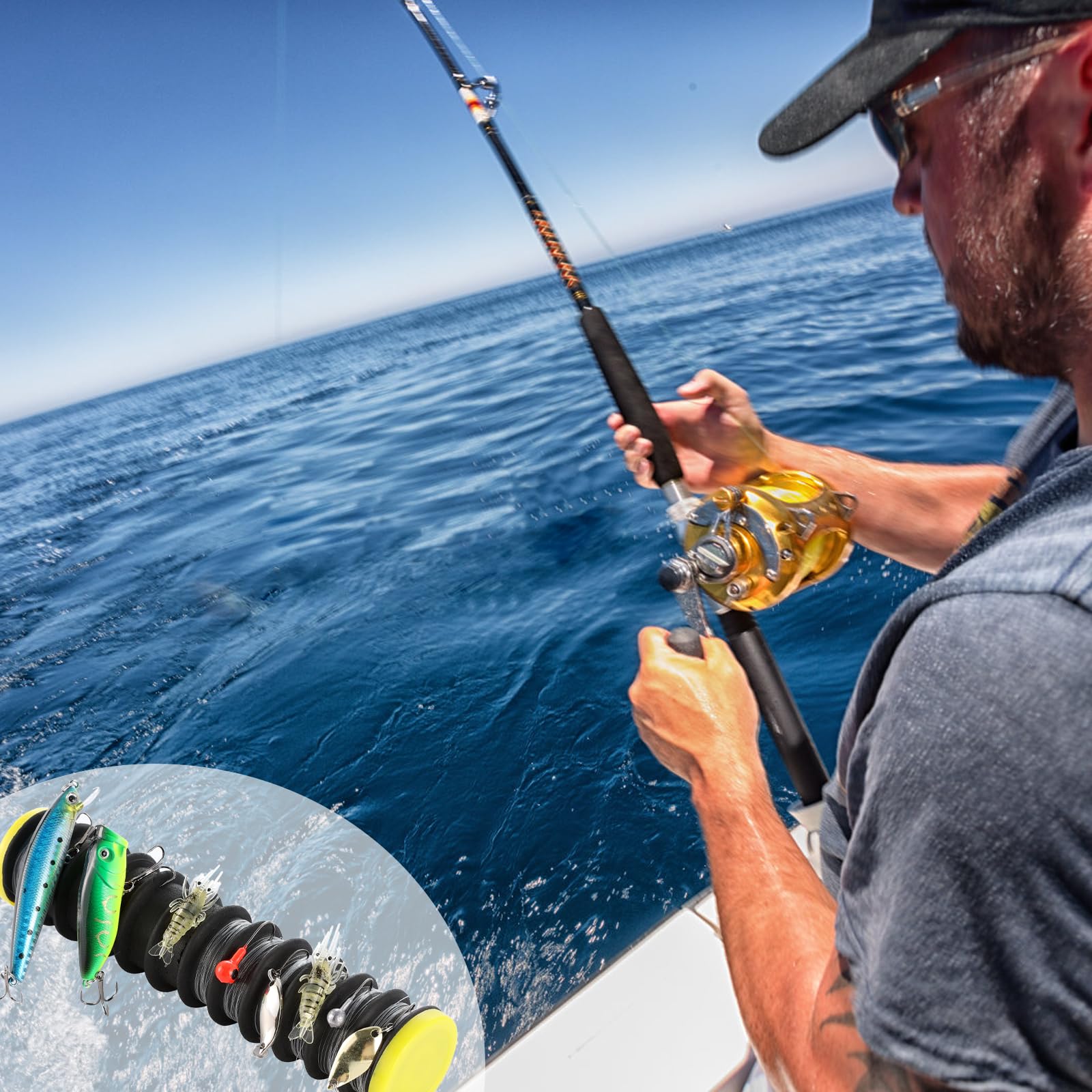 3 Pack Fishing Leader Line Storage Organizer - Snell Holder & Hook Keeper with 36 Line Slots | Tangle-Free Fishing Line Spool Winder for Freshwater & Saltwater Anglers | Perfect for Boat, Shore, and Ice Fishing Trips