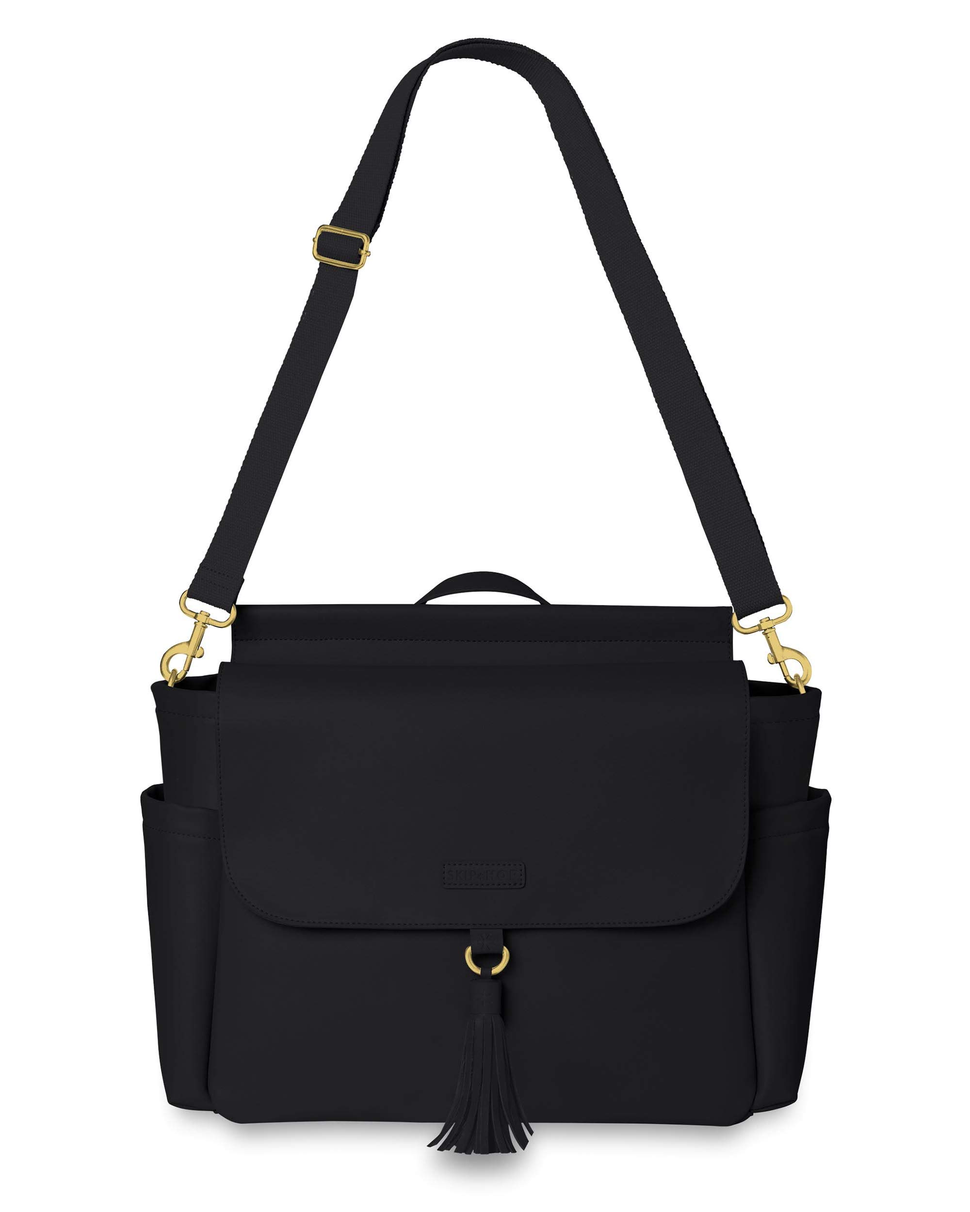 Skip Hop Greenwich Convertible Baby Changing Backpack Diaper Bag - Black, Lightweight 1.36kg for Travel, Daycare & On-the-Go Parents