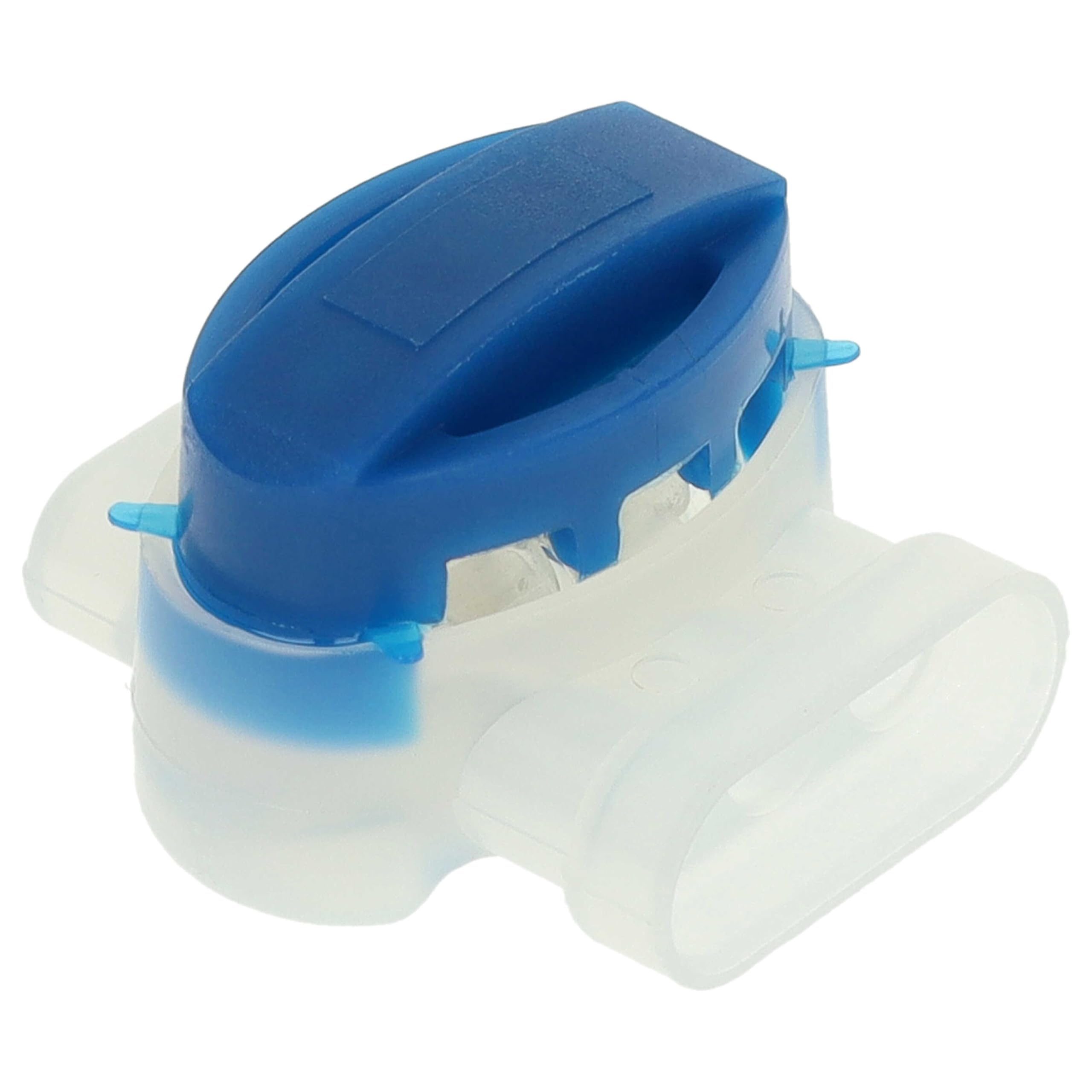 5X Waterproof Connector for Gardena Sileno Robotic Lawn Mower Cables - Transparent/Blue Cable Splice Connectors | Durable Weatherproof Lawn Mower Accessories for Garden Maintenance & Landscaping