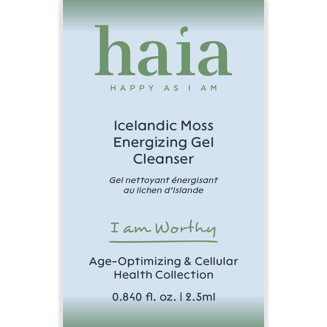 Icelandic Moss Energizing Gel Cleanser - Hydrating & Revitalizing Face Wash for Glowing Skin | Perfect for Morning & Night Skincare Routine