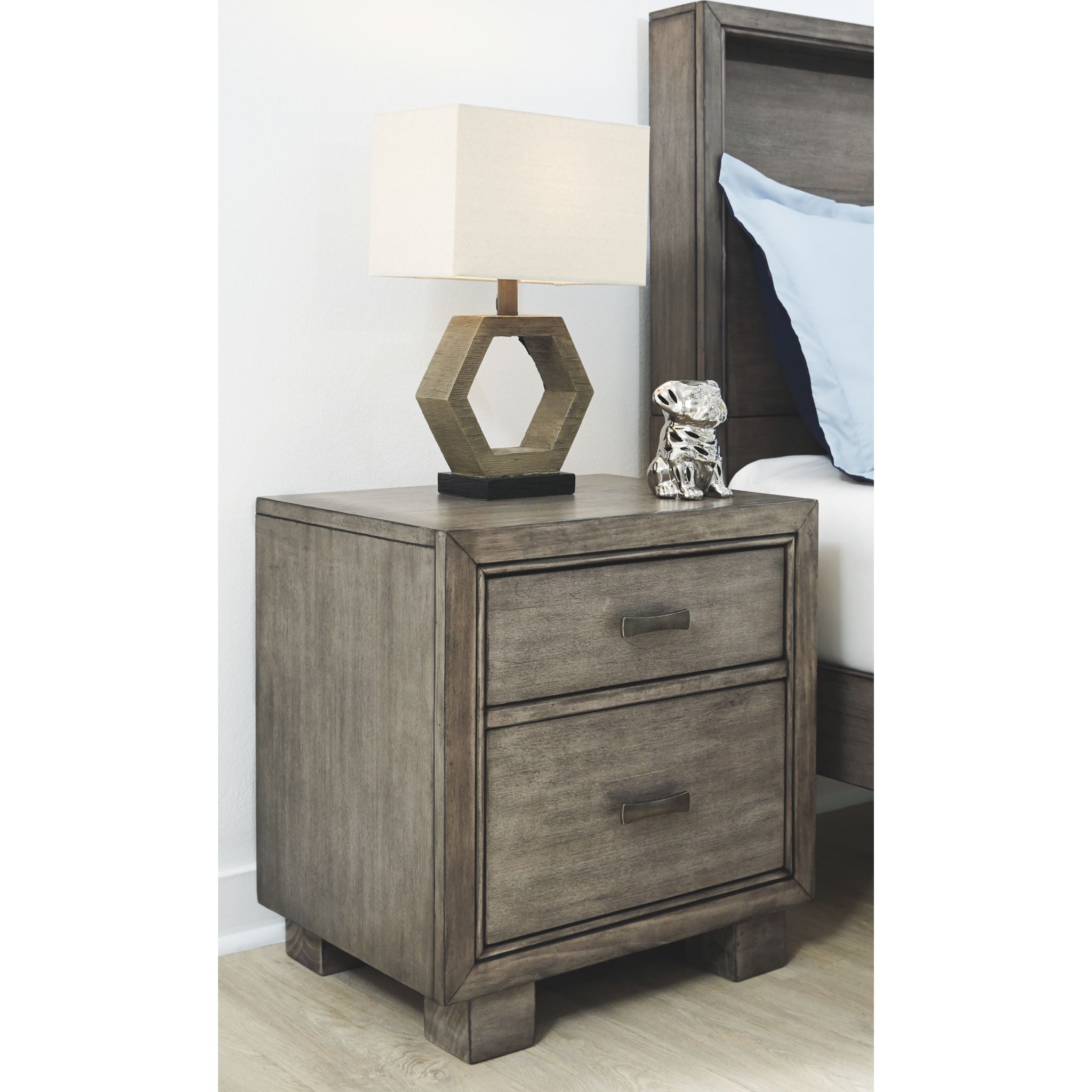 Arnett 8-Piece Full Bookcase Bedroom Set - Queen/King Size Bed, Dresser, Mirror, Nightstand - Modern Wooden Furniture for Bedroom, Living Room & Home Office