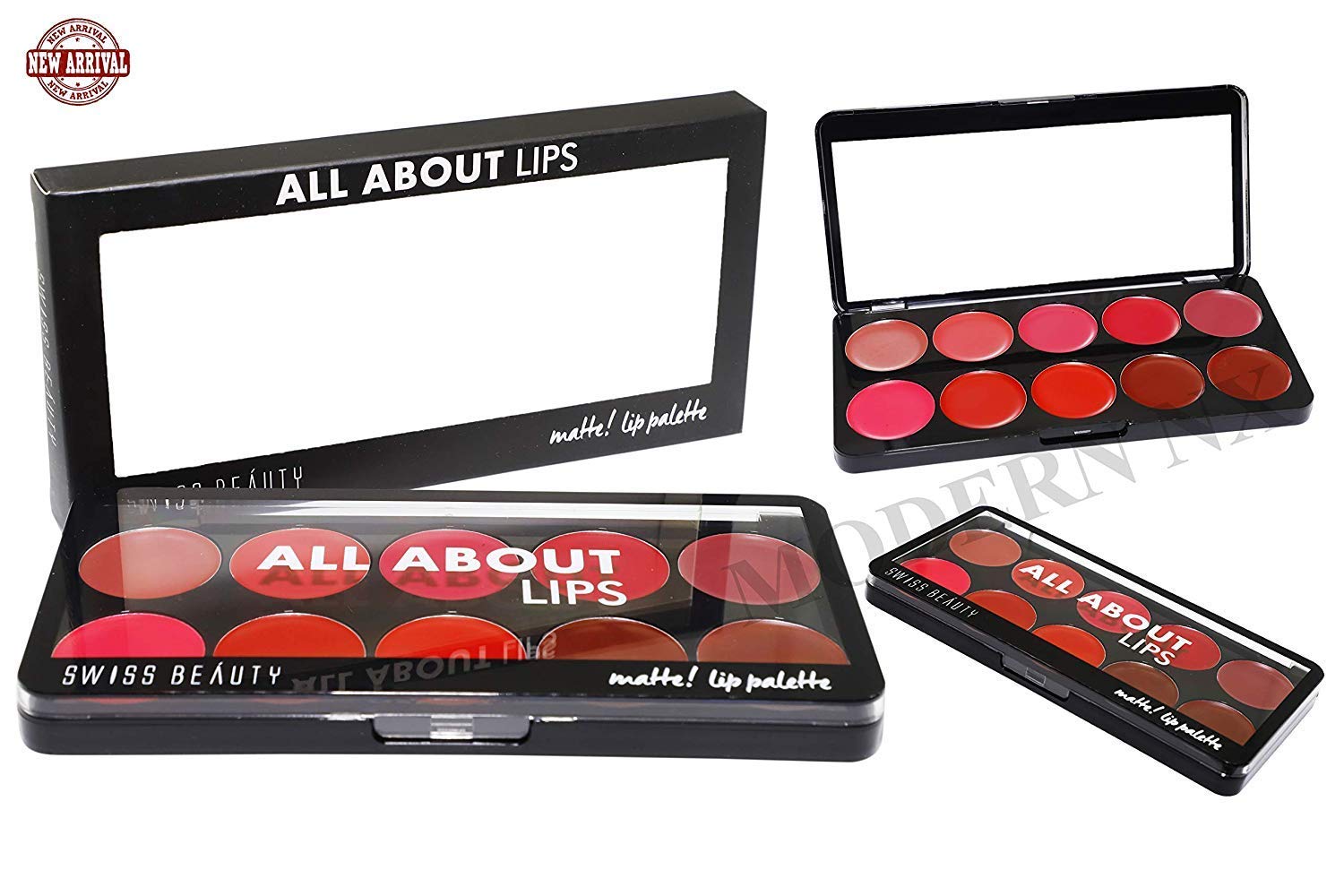 Swiss Beauty Matte Lipstick Palette - 02 | Long-Lasting Matte Lip Colors for Women | Perfect for Parties, Weddings & Everyday Wear