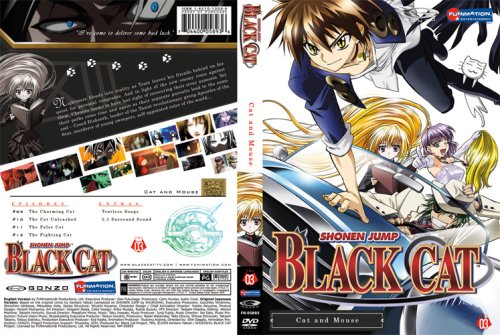 Black Cat Vol. 3 - Cat and Mouse DVD | Anime Action Adventure | Perfect for Anime Collectors & Movie Nights